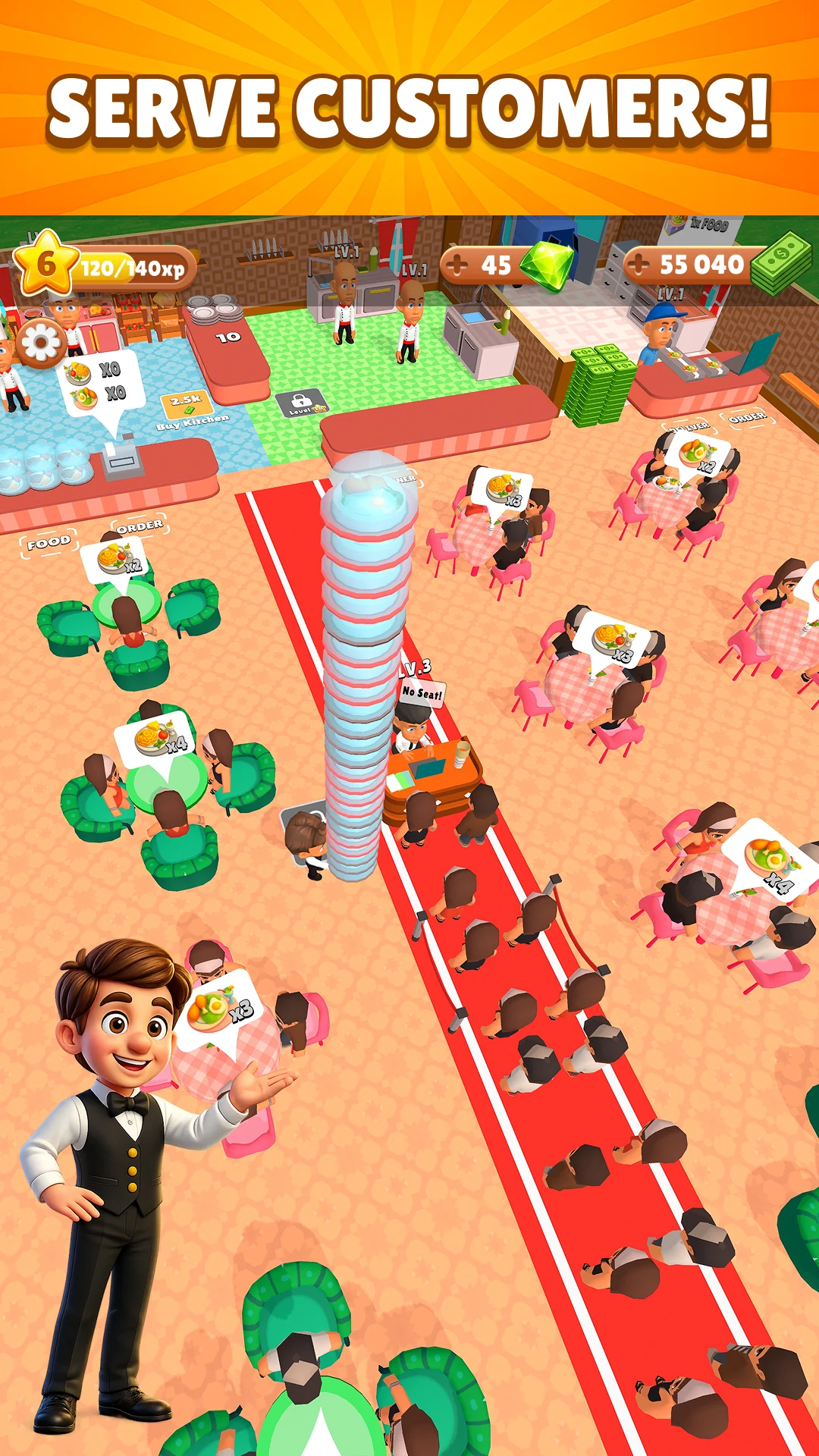 Restaurant Empire:Build & Cook screenshot