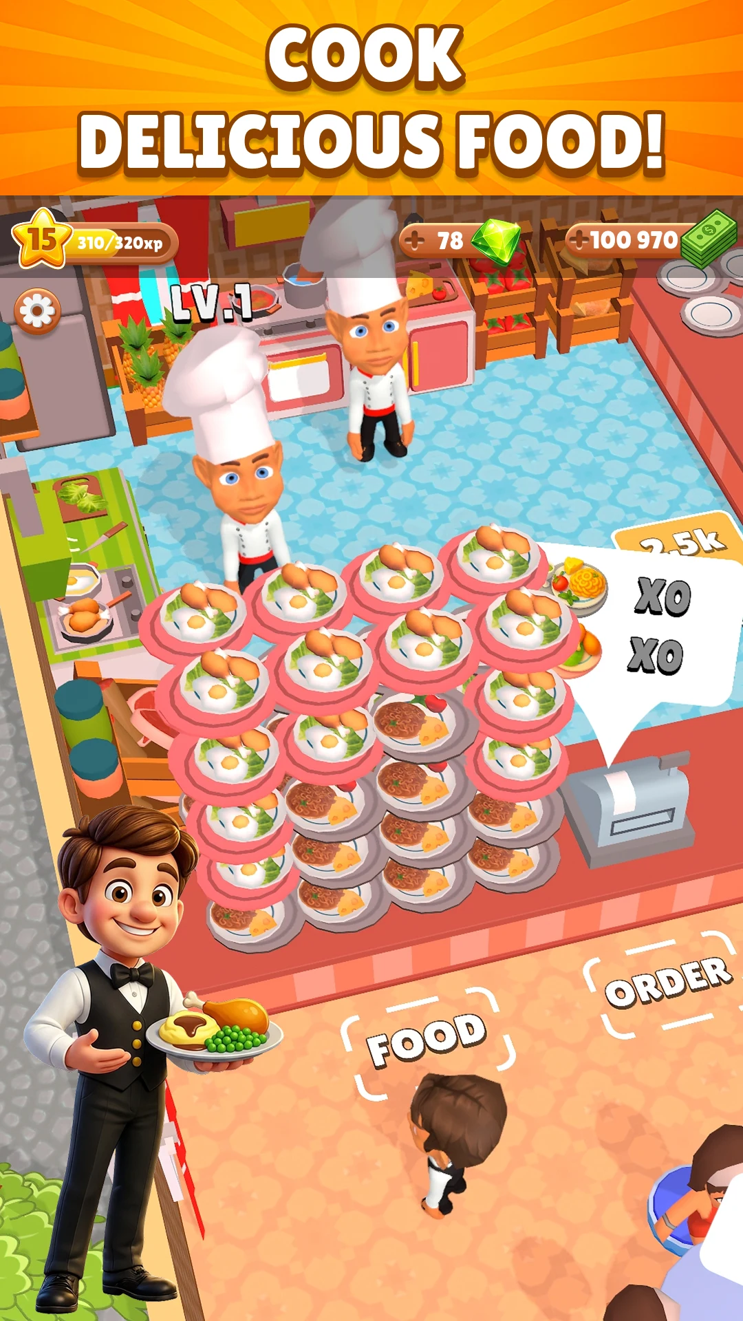Restaurant Empire:Build & Cook screenshot