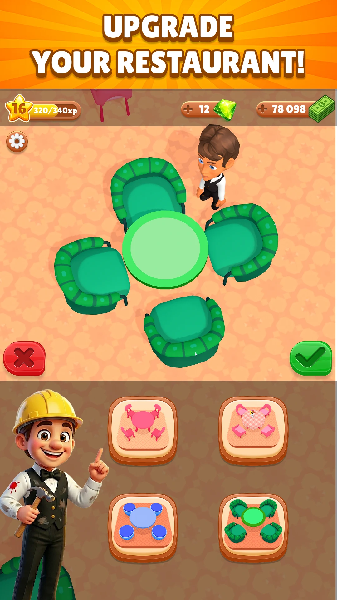 Restaurant Empire:Build & Cook screenshot